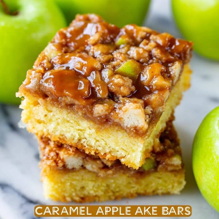 Caramel Apple Cake Mix Bars Recipe
