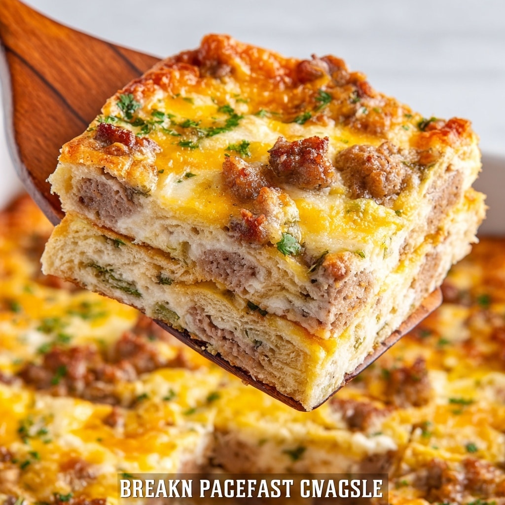 Sausage Pinwheel Breakfast Casserole Recipe