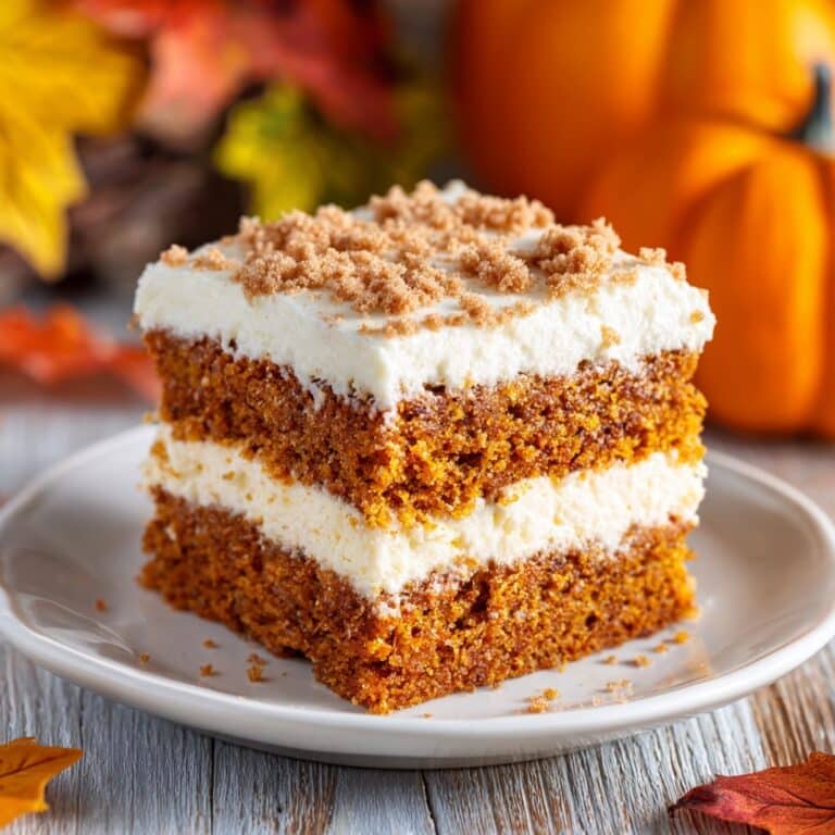 Pumpkin Cake with Cream Cheese Frosting Recipe