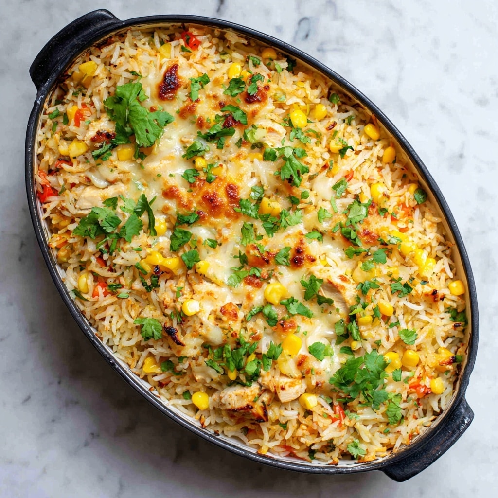 Chicken Enchilada Rice Casserole Recipe