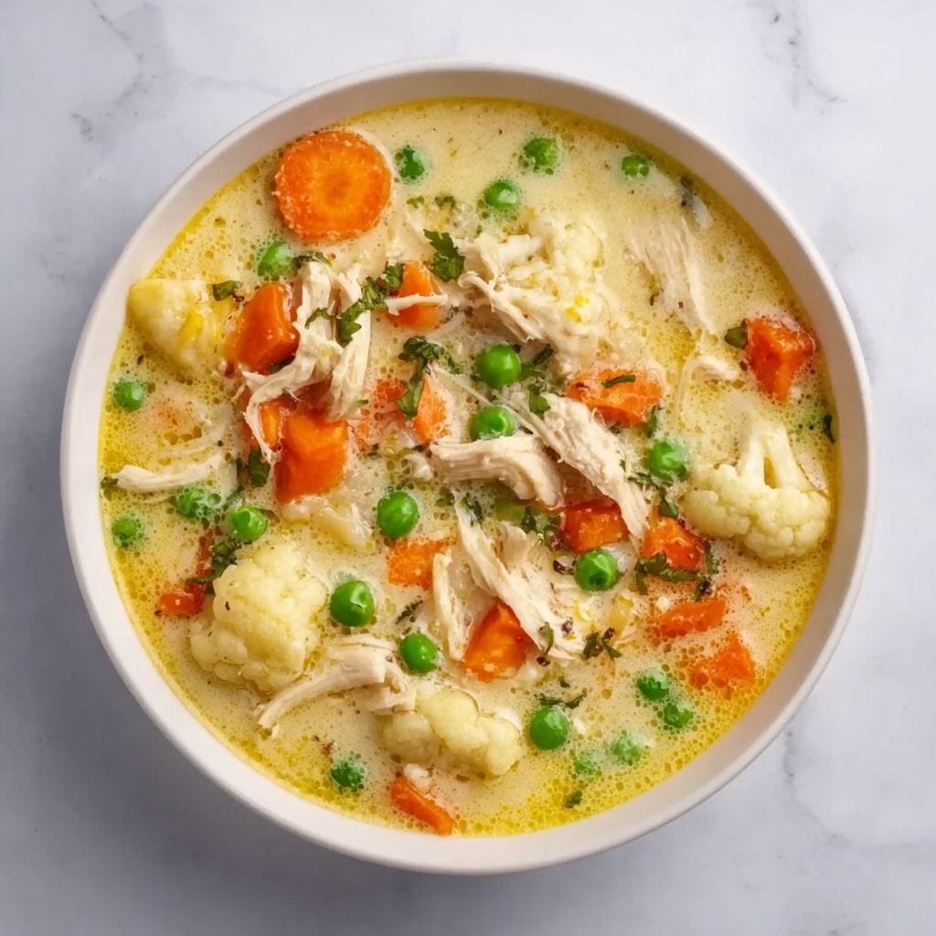 Healthy Chicken Pot Pie Soup Recipe