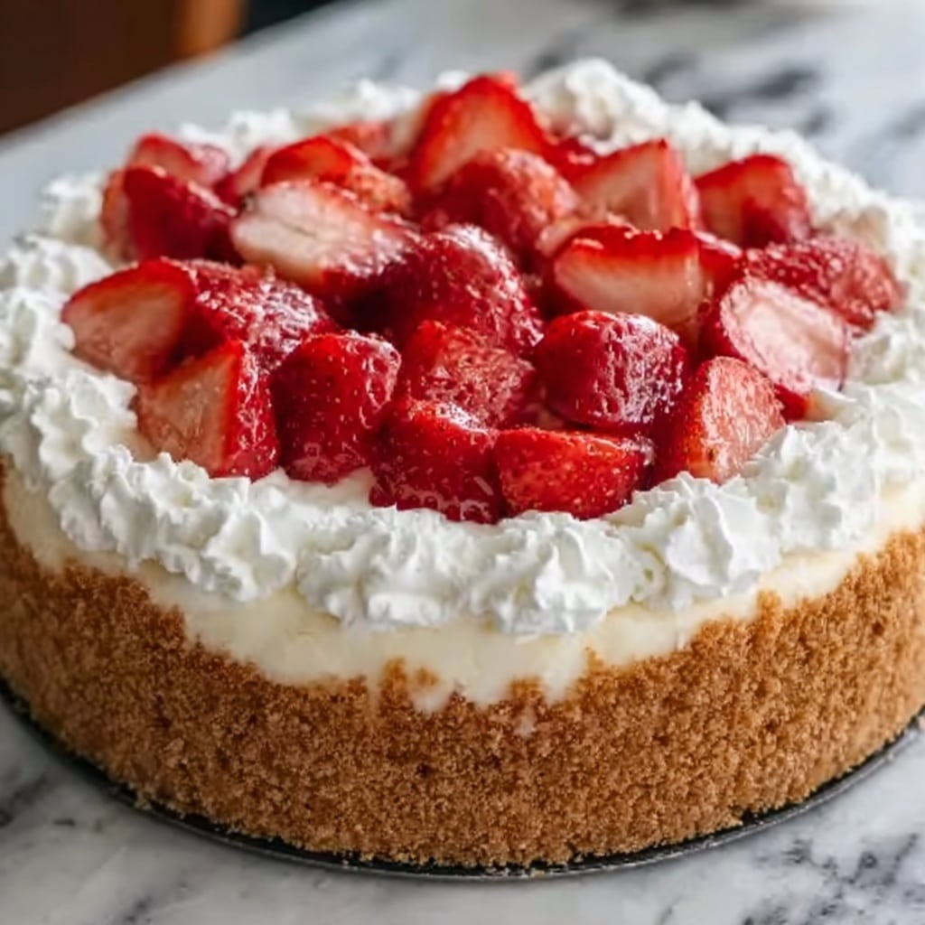 Strawberry Crunch Cheesecake Recipe 5 Strawberry Crunch Cheesecake Recipe - Recipe Image
