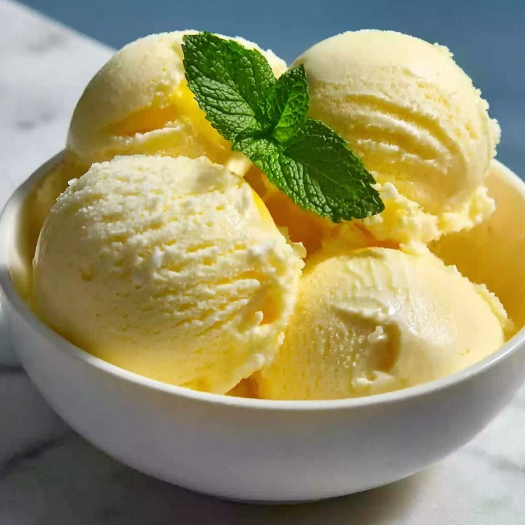 Lemon Sorbet Recipe 5 Lemon Sorbet Recipe - Recipe Image