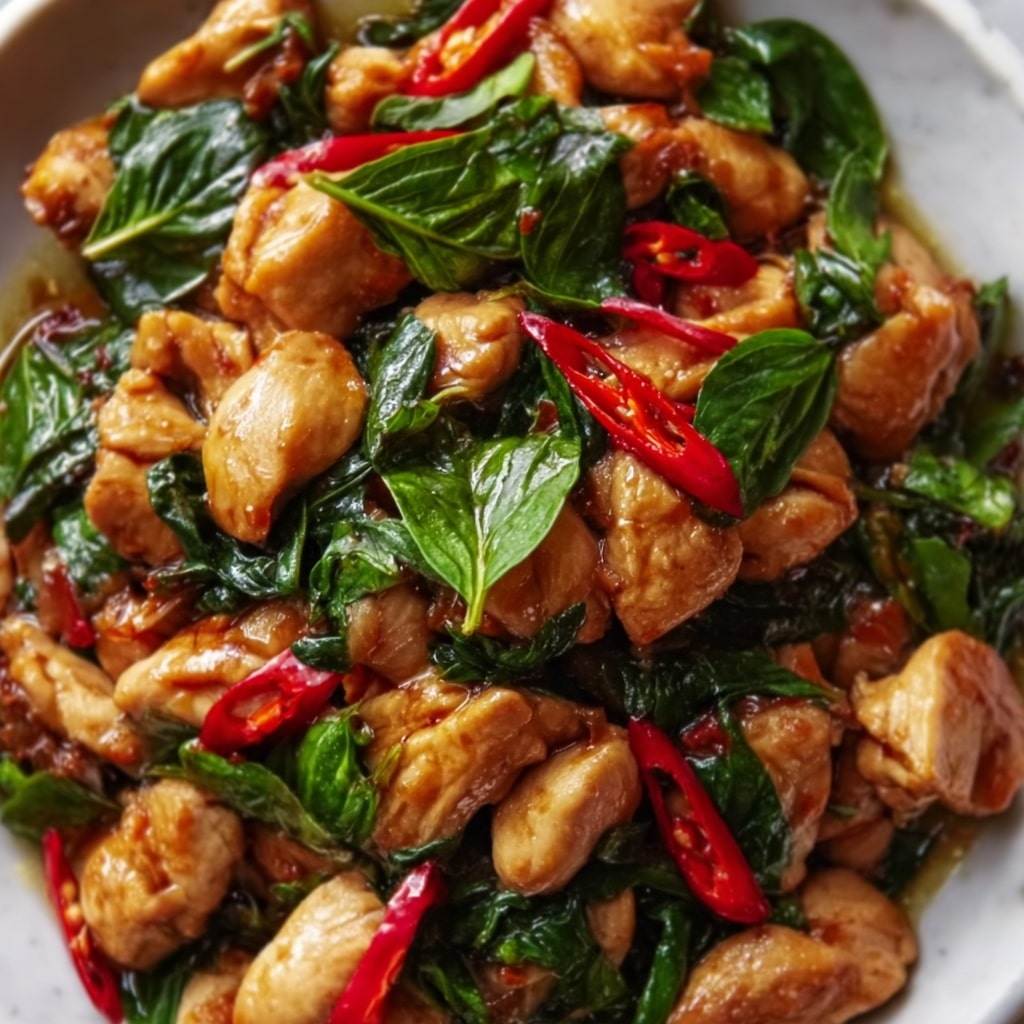 Thai Basil Chicken Recipe 5 Thai Basil Chicken Recipe - Recipe Image