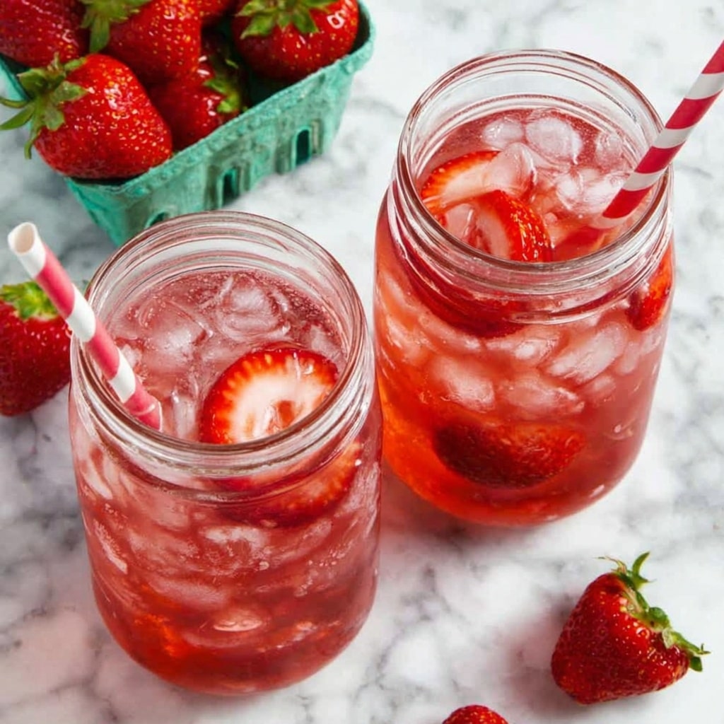 Southern Strawberry Sweet Iced Tea Recipe