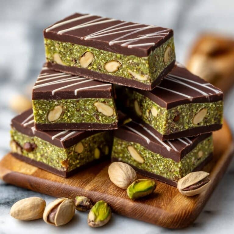 Dubai Chocolate Kataifi Bars with Pistachio Filling Recipe