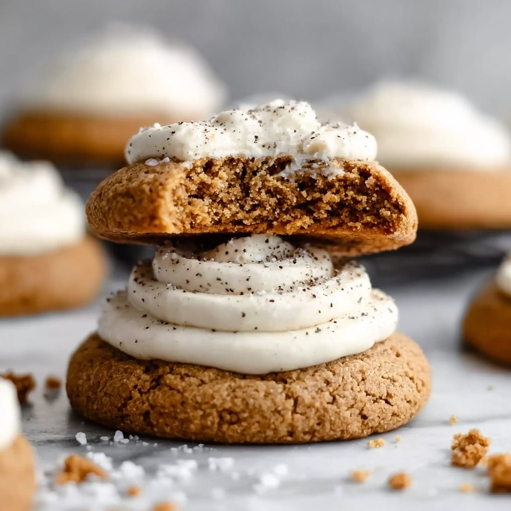 Healthy Soft Pumpkin Cookies with Salted Maple Frosting Recipe 5 Healthy Soft Pumpkin Cookies with Salted Maple Frosting Recipe - Recipe Image