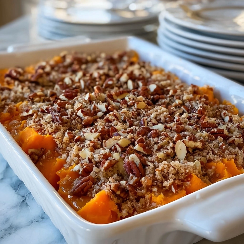 Sweet Potato Casserole with Pecan Topping Recipe 5 Sweet Potato Casserole with Pecan Topping Recipe - Recipe Image