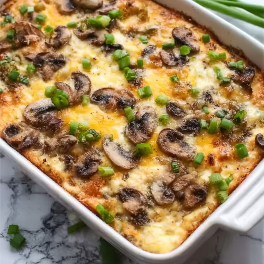 Overnight Asparagus Mushroom Strata Recipe