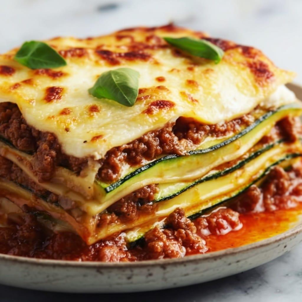 Zucchini Noodle Lasagna Recipe 6 Zucchini Noodle Lasagna Recipe - Recipe Image