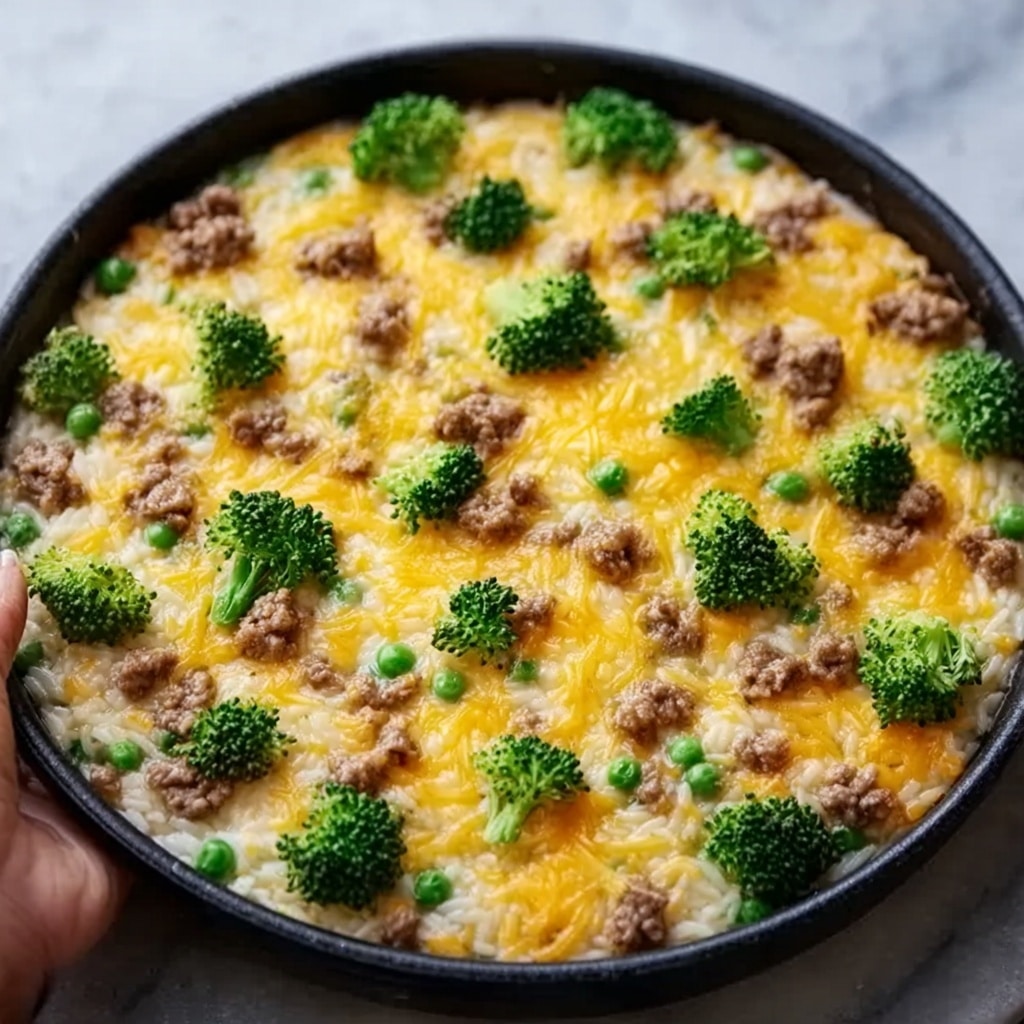 Cheesy Turkey Rice Recipe