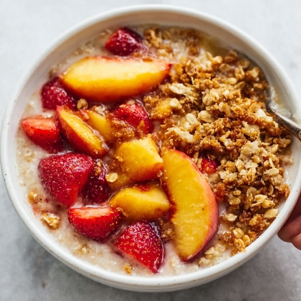 Strawberry Peach Crisp Recipe