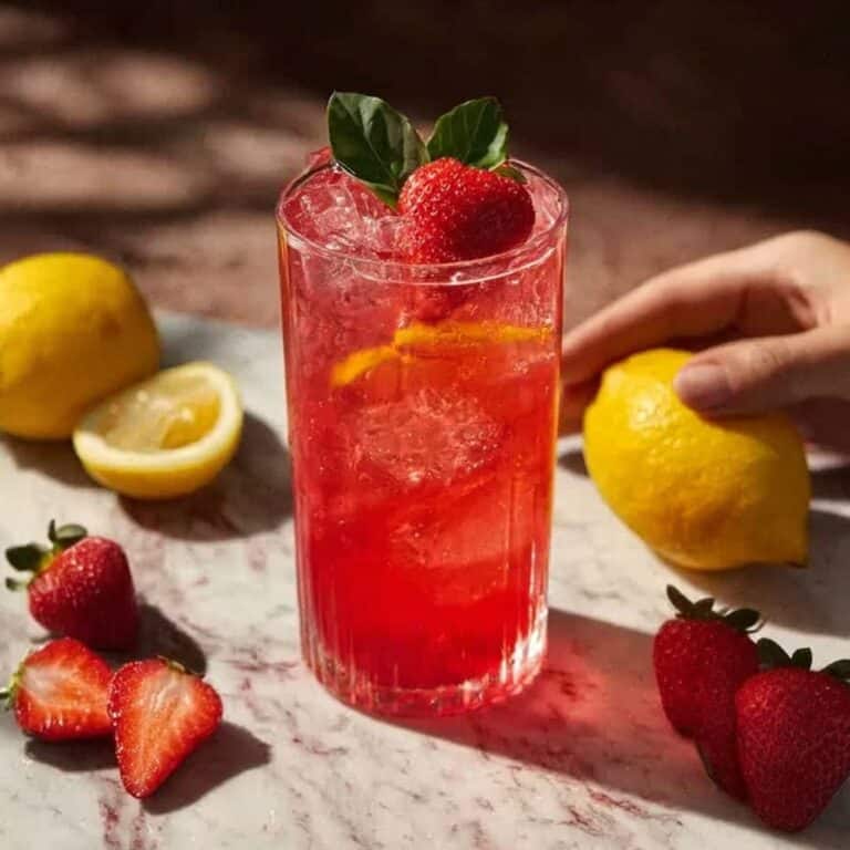 Hibiscus Strawberry Lemonade Recipe