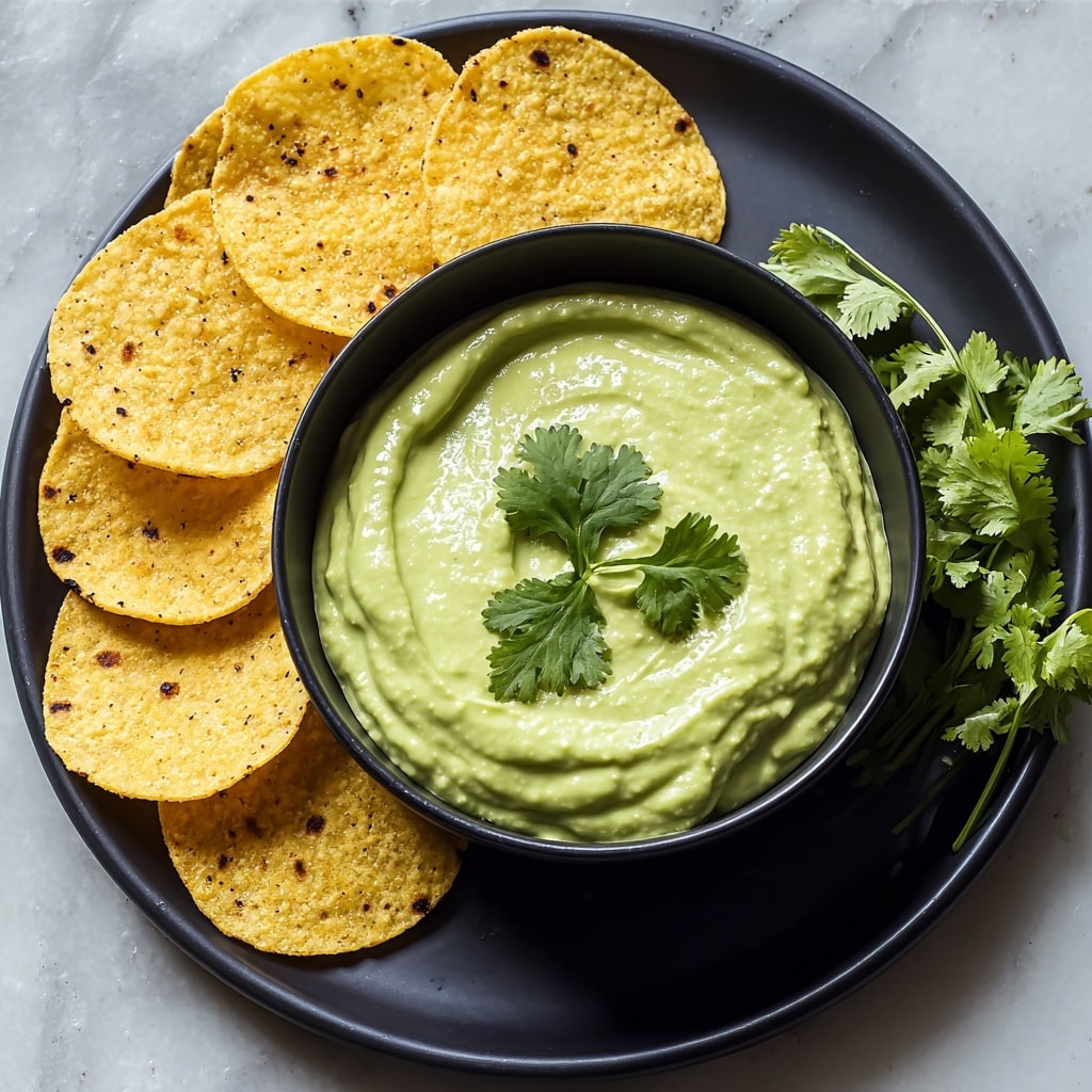 Avocado Lime Dip with Plantain Chips Recipe