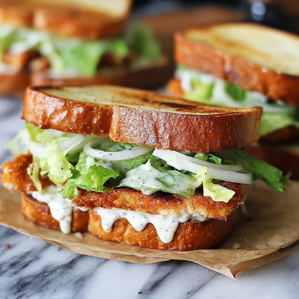 Chicken Caesar Sandwich Recipe - Quick & Easy Lunch Recipe