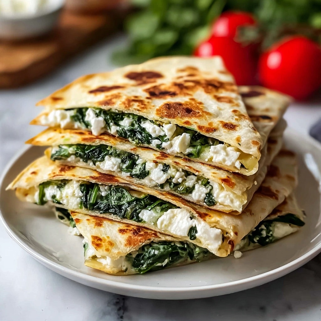 Easy Spinach Feta Quesadillas – Delicious & Healthy Lunch Recipe