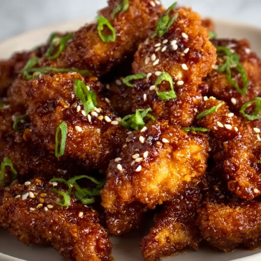Baked Crunchy Hot Honey Chicken Recipe
