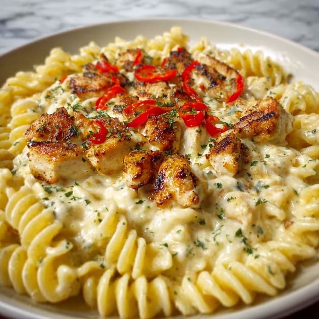 Creamy Garlic Parmesan Chicken Pasta Recipe