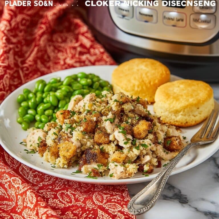 Slow Cooker Chicken & Dressing Recipe