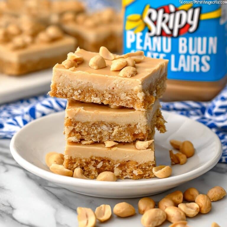 Lunch Lady Peanut Butter Bars Recipe