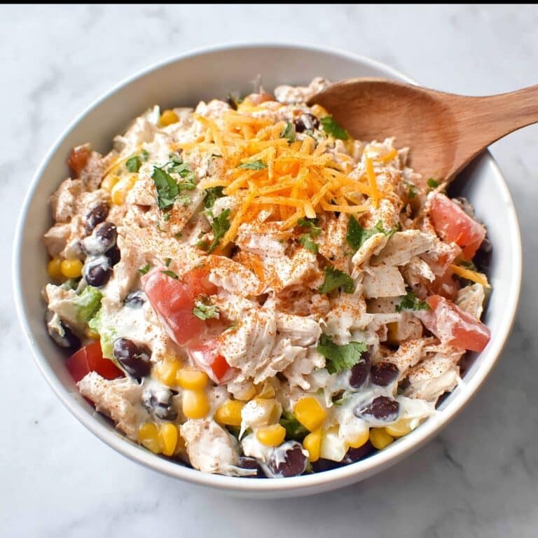 High Protein Southwest Chicken Salad Recipe