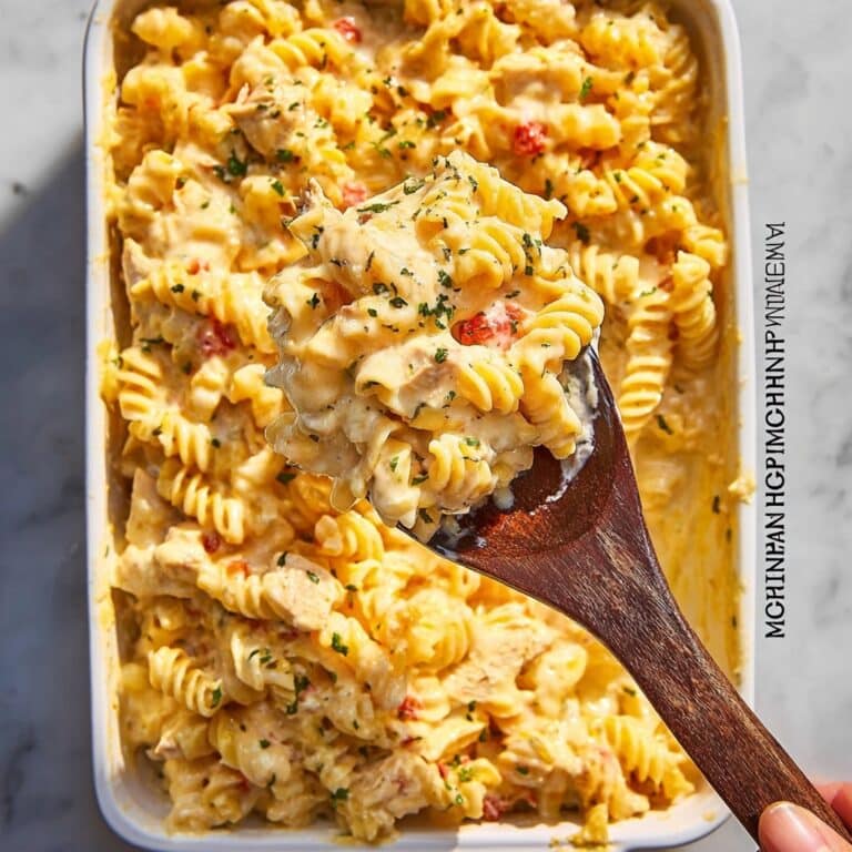 Overnight King Ranch Chicken Mac & Cheese Recipe