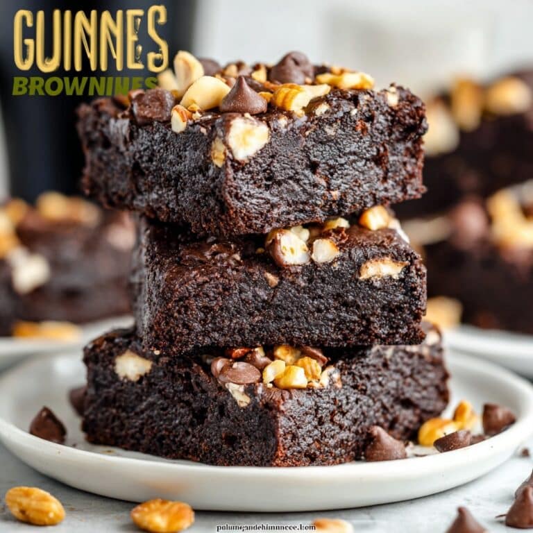 Triple Chocolate Guinness Brownies Recipe