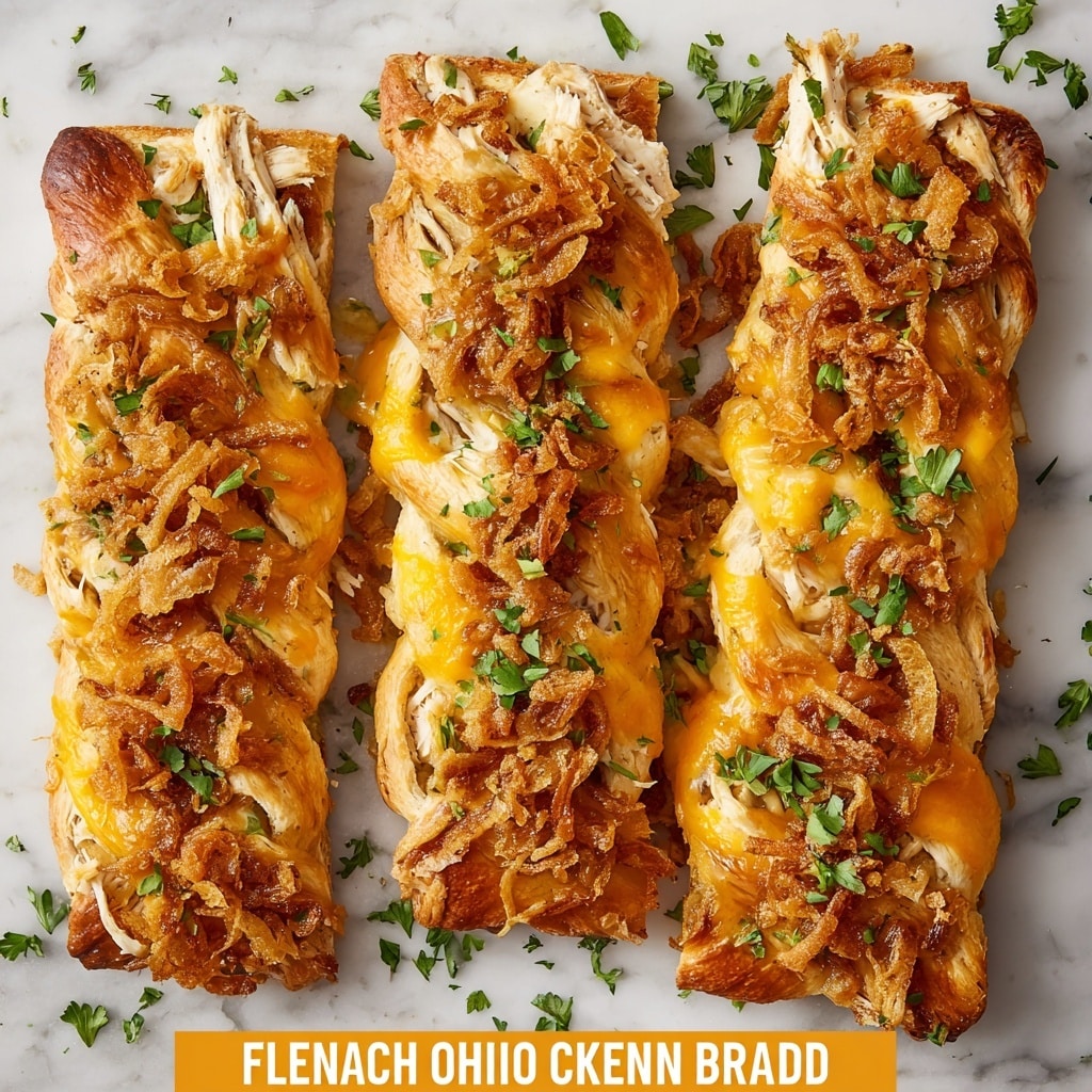French Onion Chicken Braid Recipe