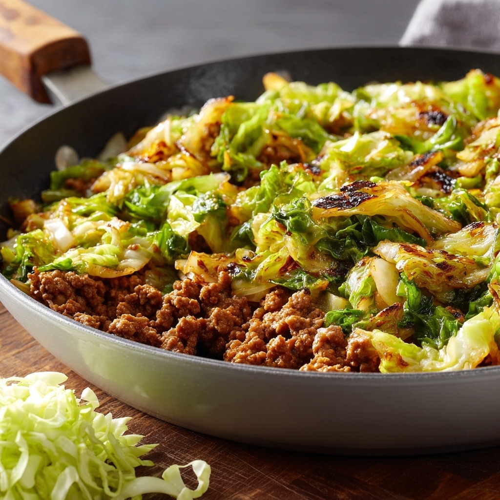 Tasty Ground Beef and Cabbage Skillet Recipe