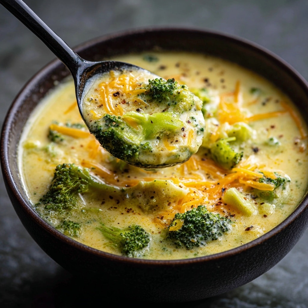 Creamy Broccoli Cheddar Soup Recipe