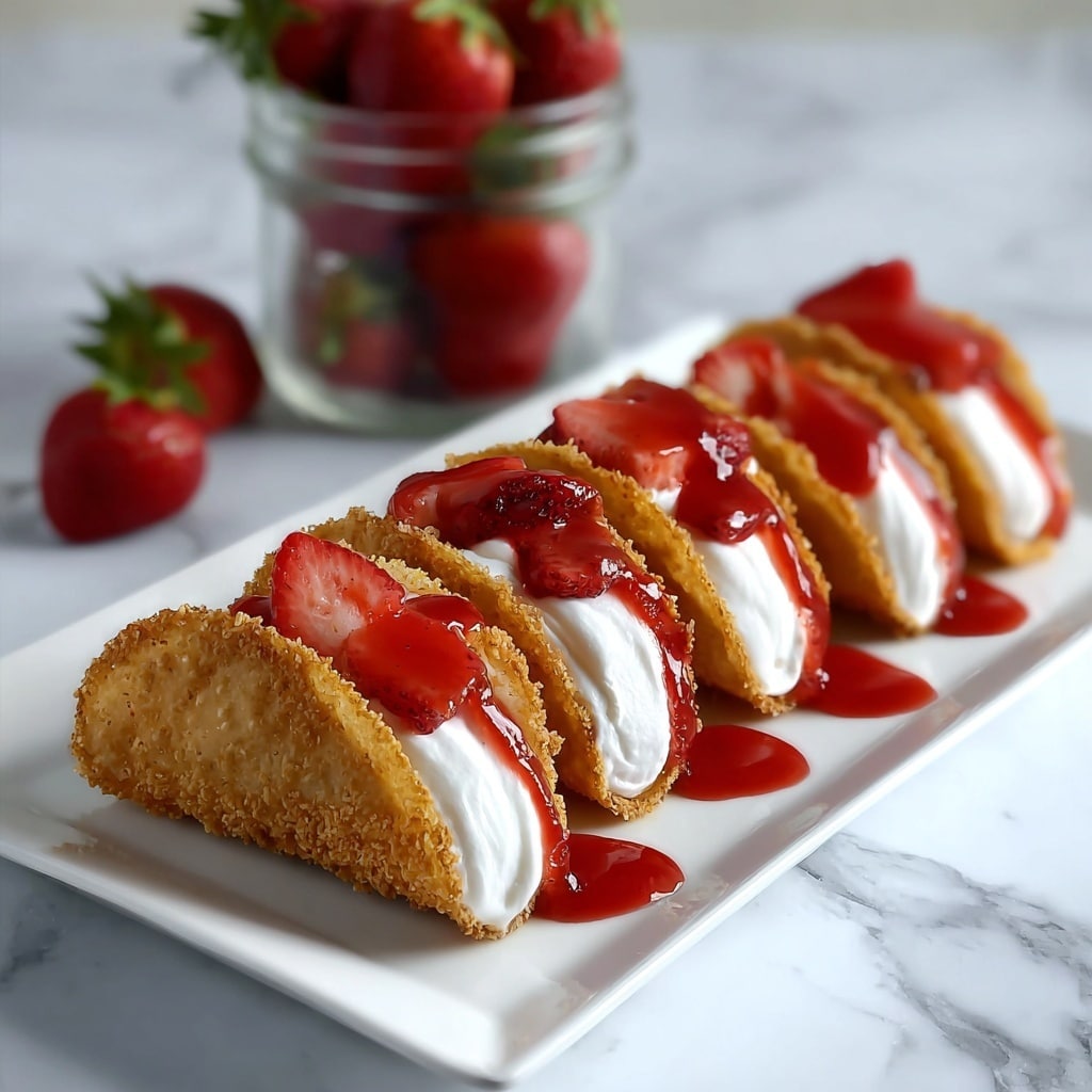 Strawberry Cheesecake Tacos Recipe