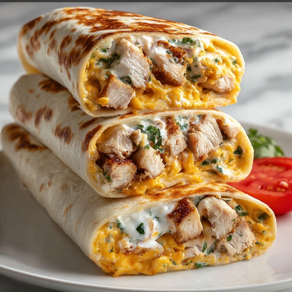 Delicious Garlic Chicken Wraps Recipe: Easy & Flavorful! Recipe