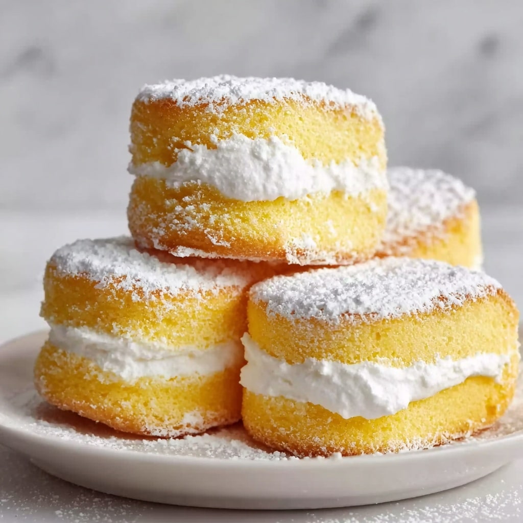 Homemade Twinkies Vanilla Cakes Recipe