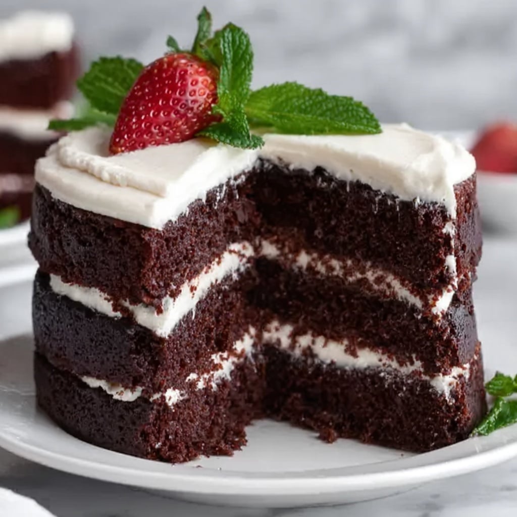 The BEST Devil's Food Cake: A Light and Fluffy Classic Recipe 6 The BEST Devil's Food Cake: A Light and Fluffy Classic Recipe - Recipe Image