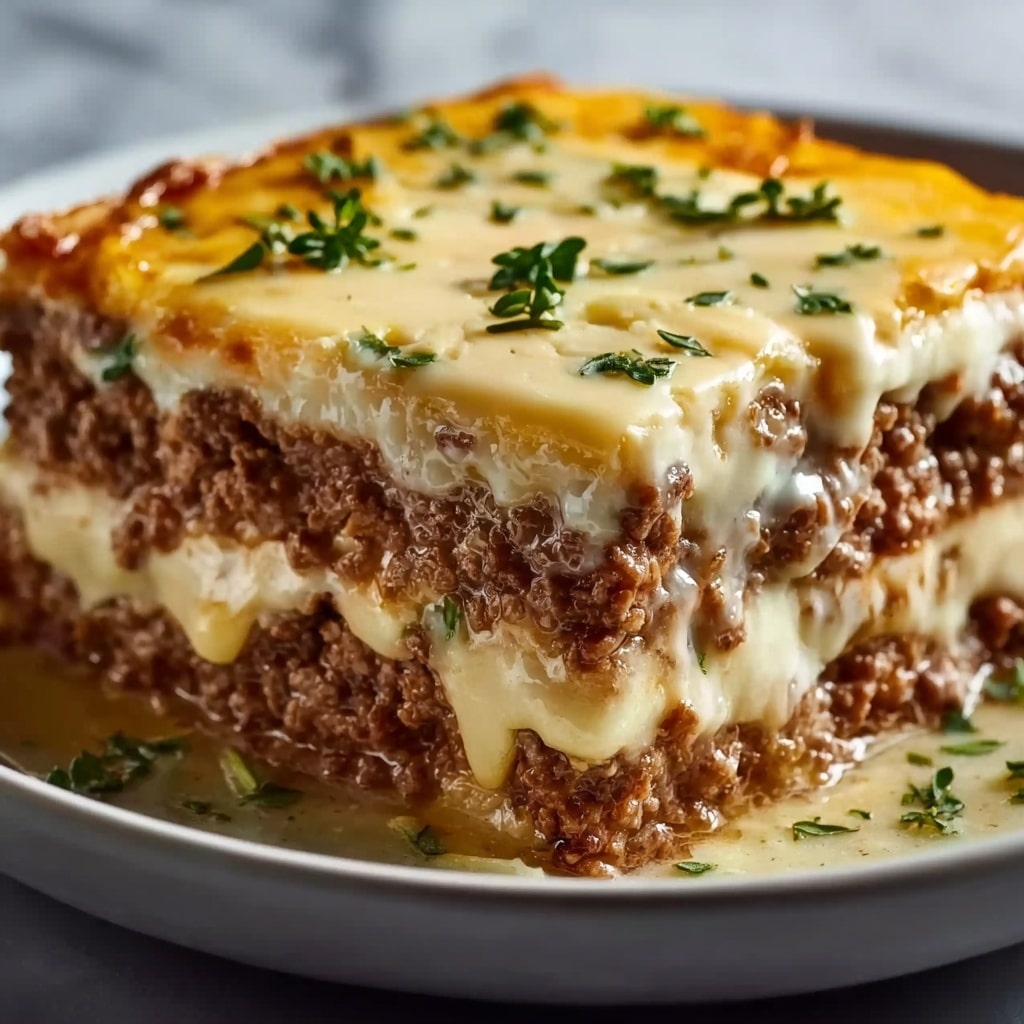 Cheesy Loaded Meatloaf Casserole Recipe