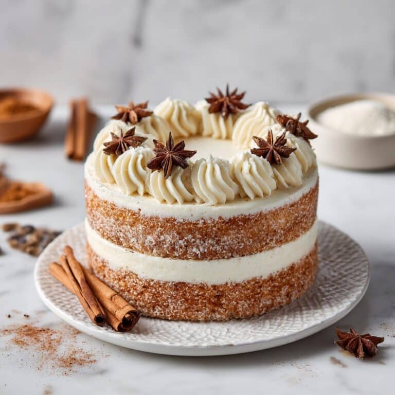 Chai Cake with Cream Cheese Frosting Recipe