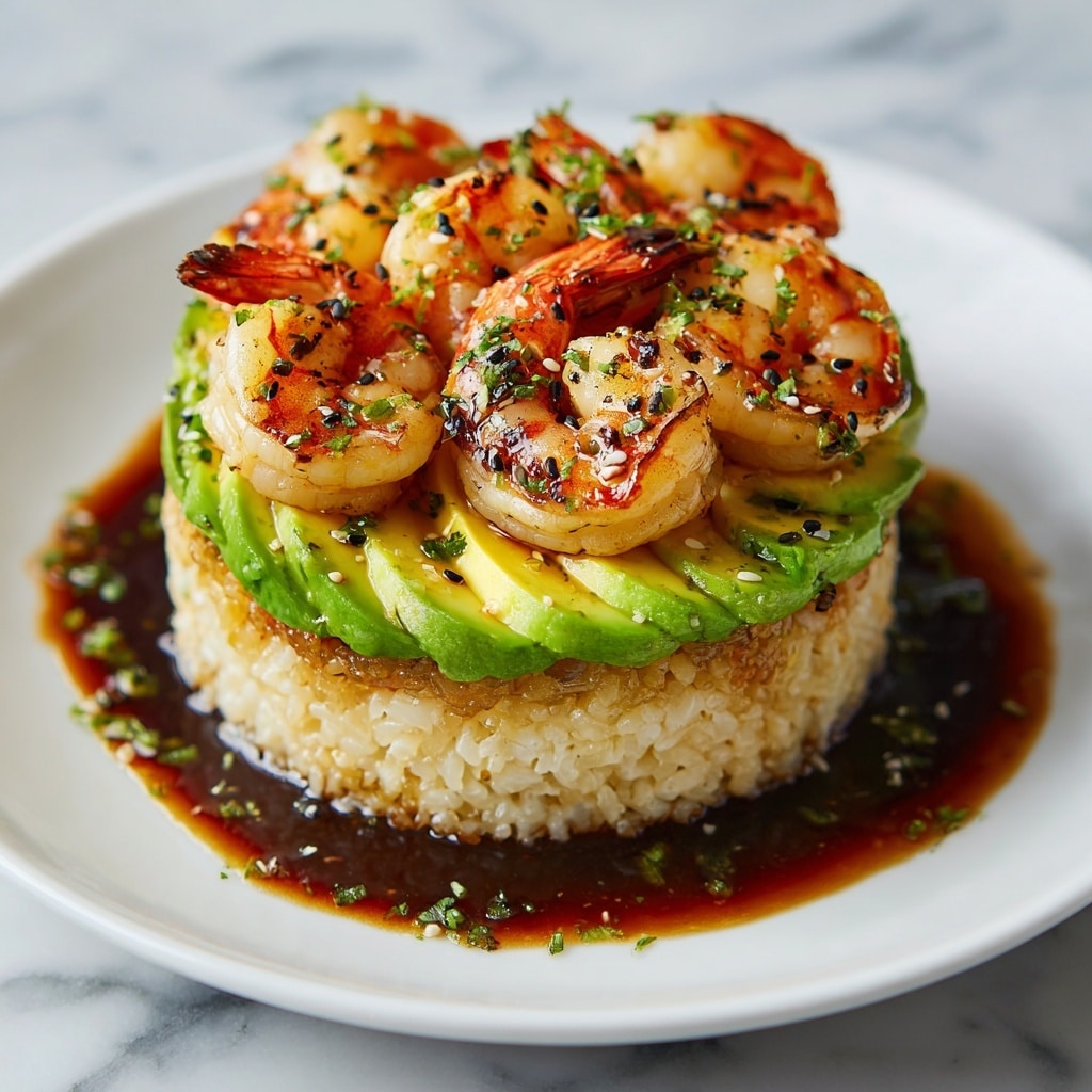 Spicy Shrimp Sushi Stacks Recipe