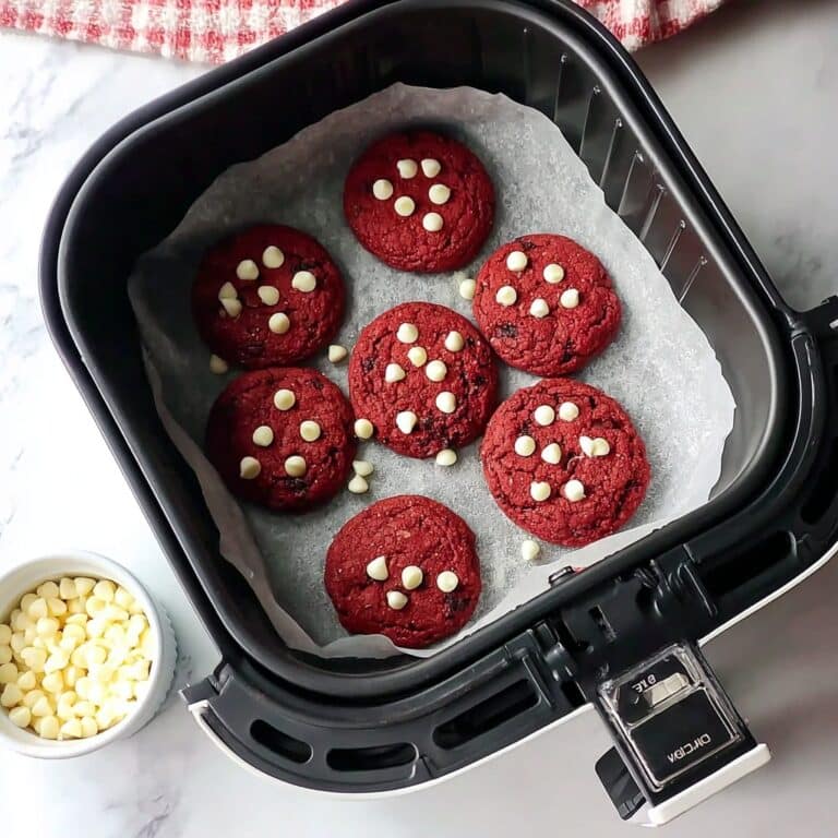 Irresistible Air Fryer Red Velvet Cookies Recipe