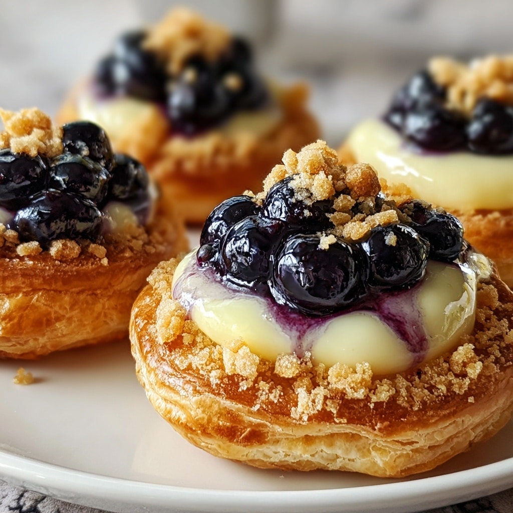 Homemade Blueberry Lemon Danish Recipe