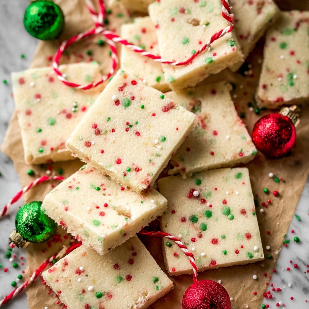 Christmas Shortbread Cookie Bites Recipe