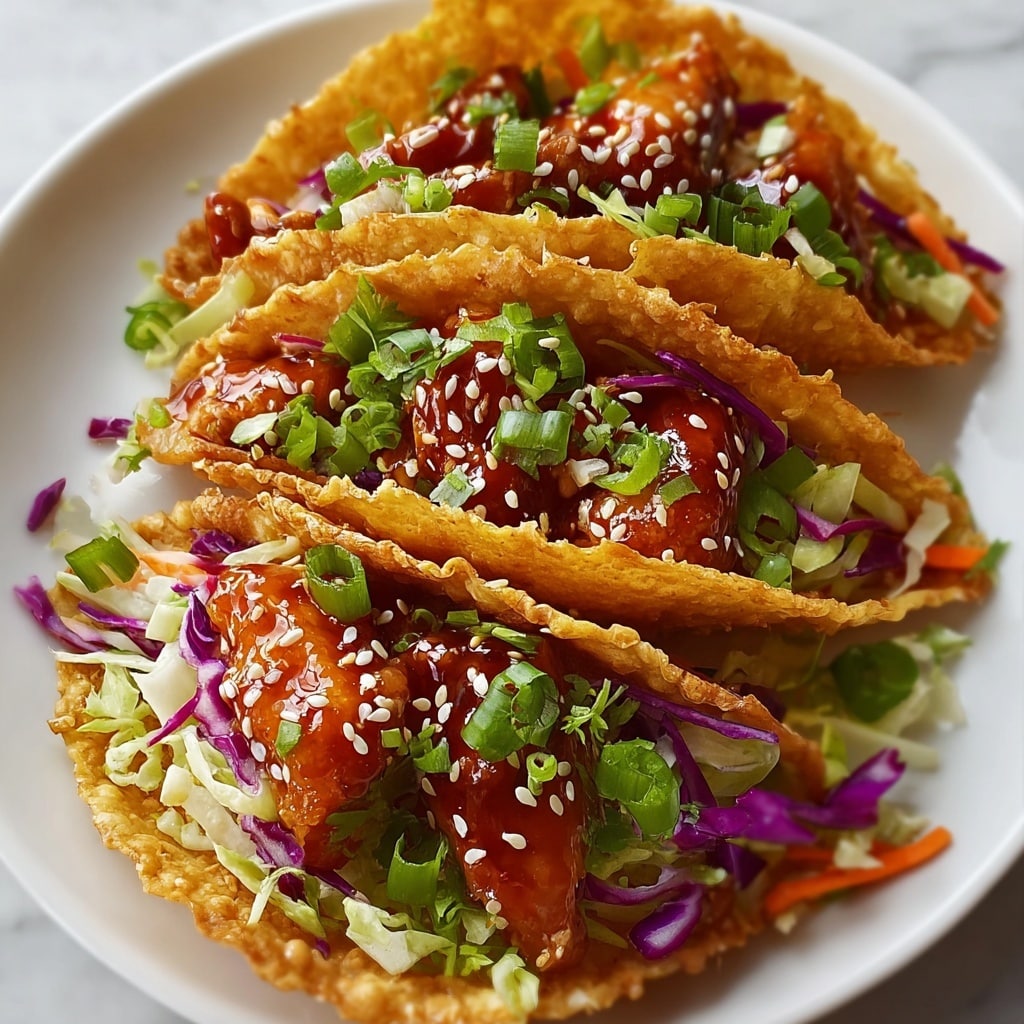 30-Minute Crispy Chicken Wonton Tacos Recipe