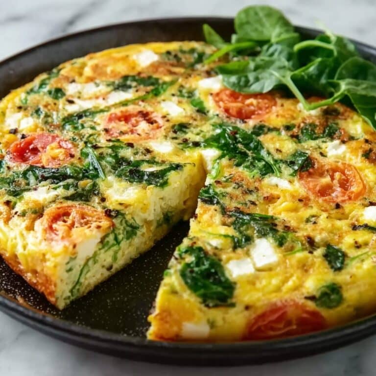 Air Fryer Savory Chicken and Veggie Frittata Recipe