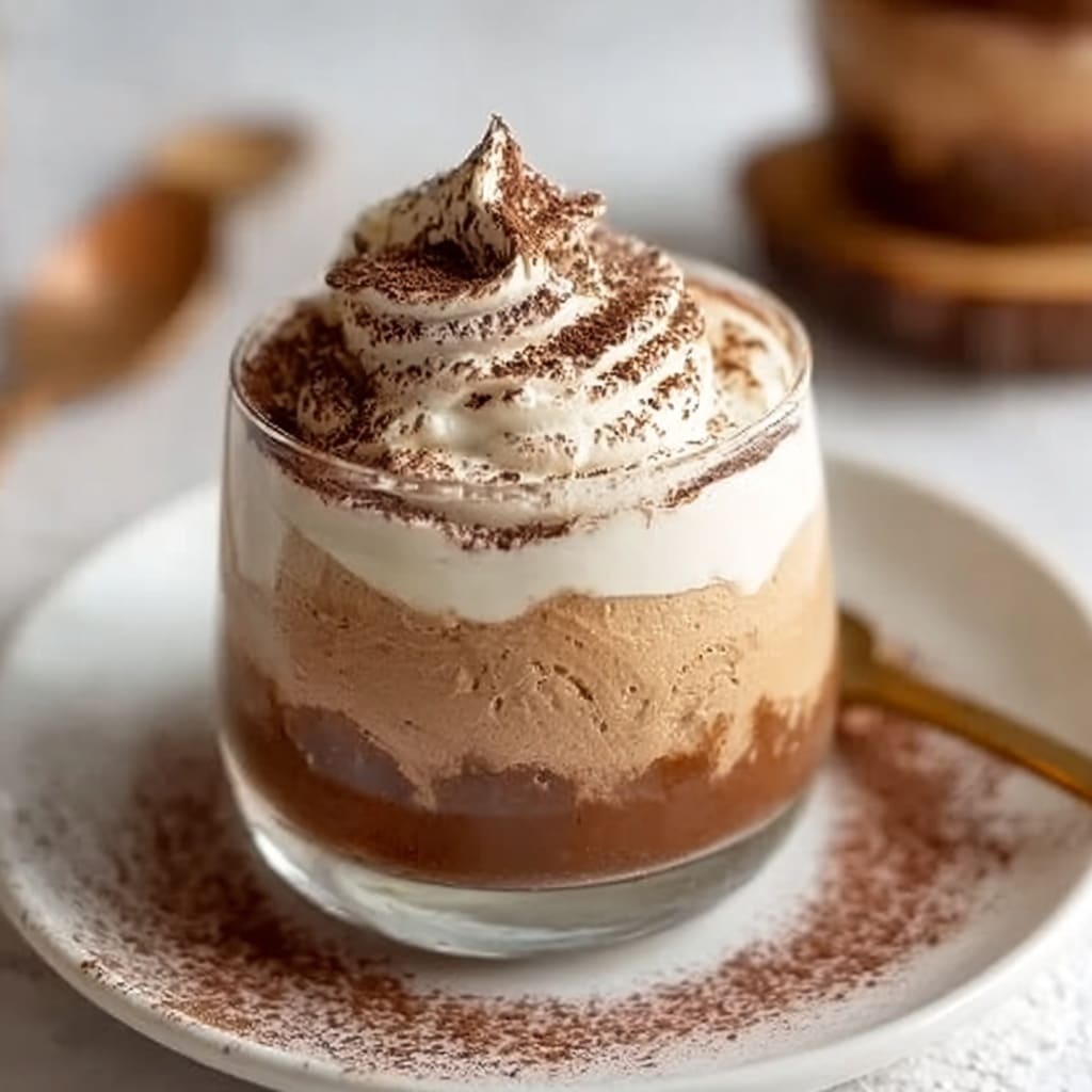 Coffee Mousse with Cream Cheese and Cocoa Recipe