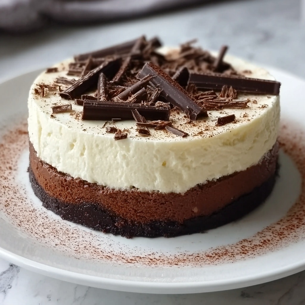 Brownie Bottom Cheesecake with Chocolate Ganache Recipe