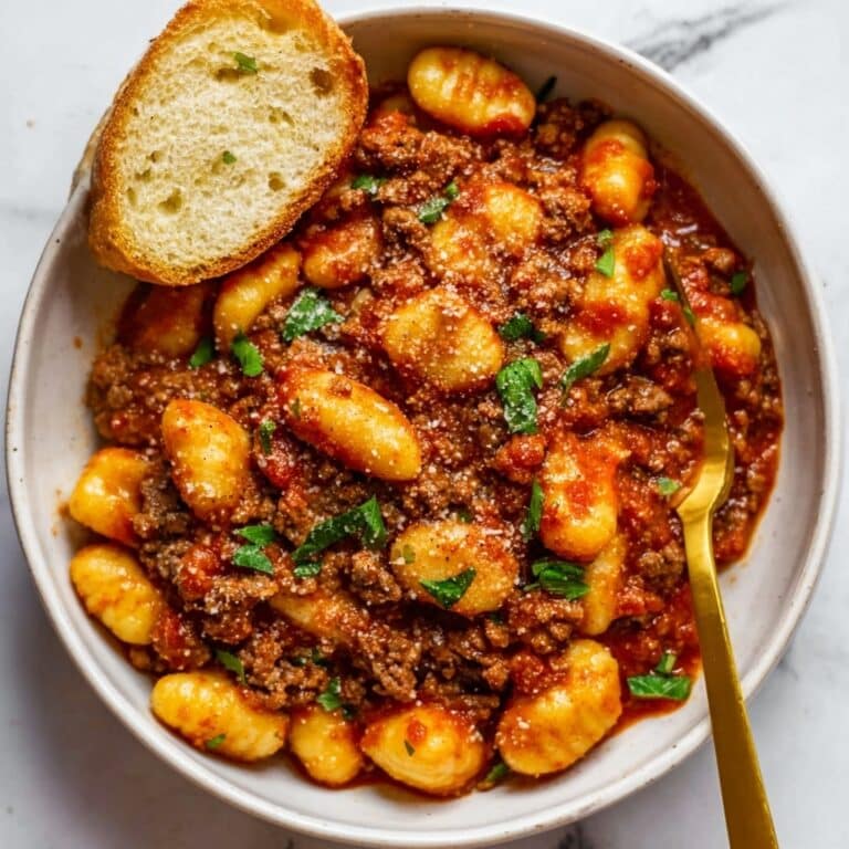 Cozy Gnocchi Bolognese Recipe