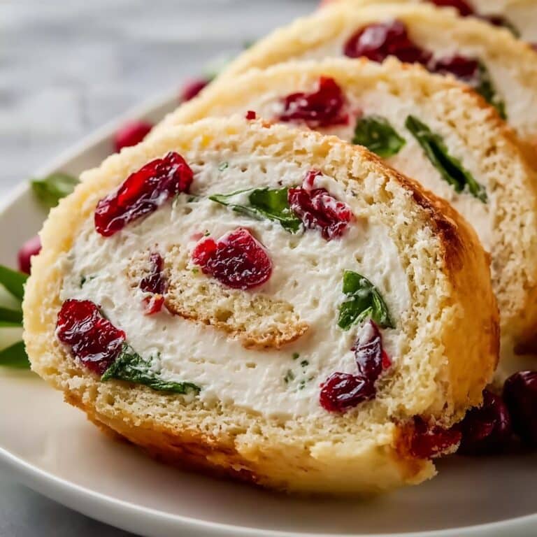 Turkey Cranberry Pinwheels Recipe