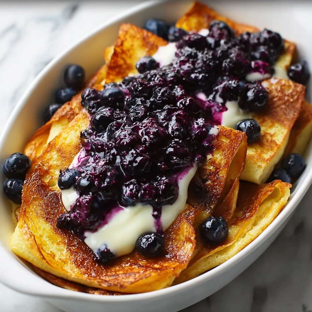 Blueberry Cream Cheese French Toast Casserole Recipe 5 Blueberry Cream Cheese French Toast Casserole Recipe - Recipe Image
