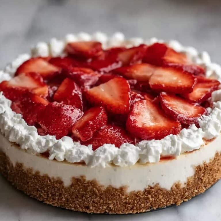 Strawberry Crunch Cheesecake Recipe
