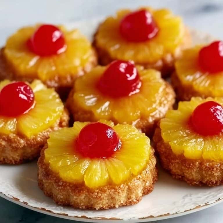 Christmas Pineapple Upside-Down Sugar Cookies Recipe