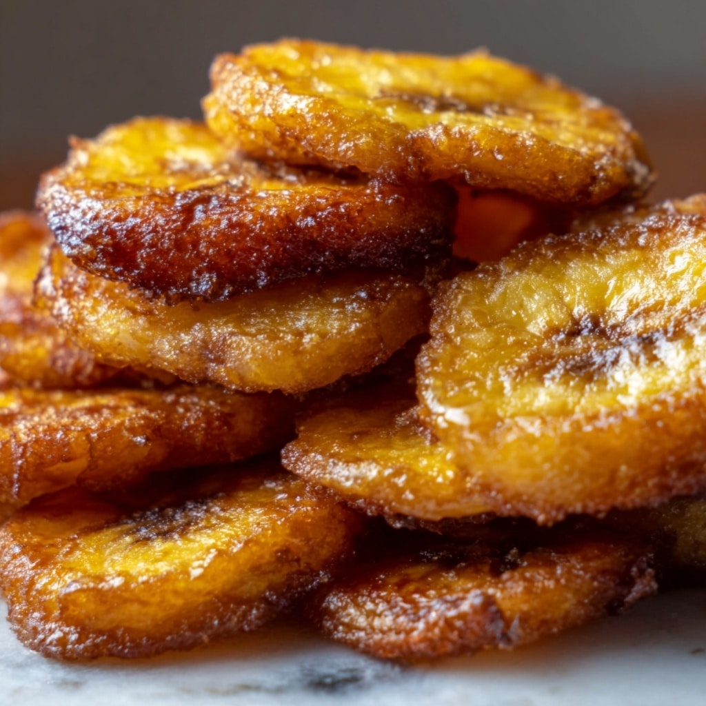 Crispy Tostones (Fried Plantain Chips) Recipe